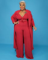 Burgundy Three Piece Me Set