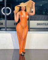 DEEP V NECK COVER UP