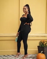 SWEETHEART RIBBED SET