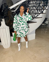 Think About It Shirt Dress