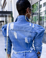MARGO Puff Denim Jacket