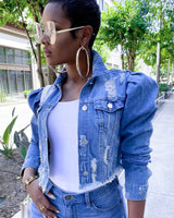 MARGO Puff Denim Jacket