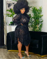 Wow Black Lace Dress