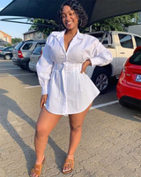 White Corset Style Shirt