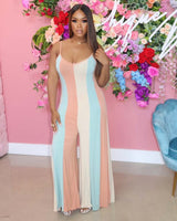 Color-block Jumpsuits