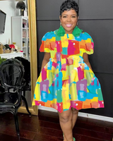 Full of Color Babydoll Dress