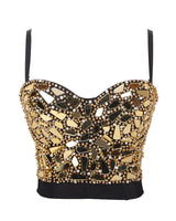 Pearls & mirrors corset