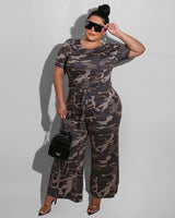 Cocoon Camo Jumpsuit