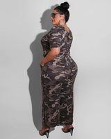 Cocoon Camo Jumpsuit