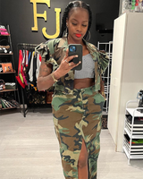 Camouflage Denim Jacket