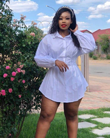 White Corset Style Shirt