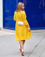 Quintessa- Pleats Swing Dress