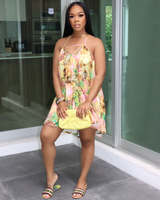 The “Splashing Away” Teal Dress