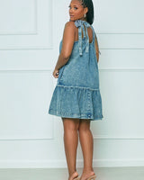 Steal Your Heart Denim Dress