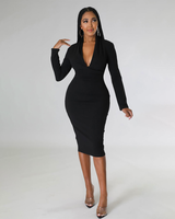 Long Sleeve Bandage Dress