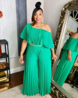 Pleated Jumpsuit