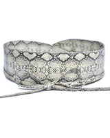 Snake Skin Slim Kimono Belt