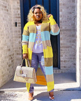 COLOR BLOCK Cardigans