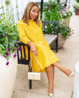 Quintessa- Pleats Swing Dress