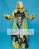 JENNI OFF SHOULDER MAXI DRESS