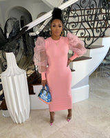 RUFFLE ME DOWN DRESS