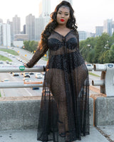 Black Xena Maxi Dress