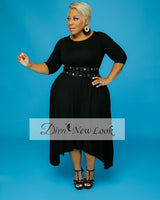 FLOWY UNBALANCE DRESS