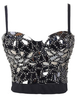 Pearls & mirrors corset