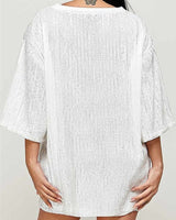 BLACK QUEEN SHIRT DRESS