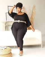 Plus Size Harem Jumpsuit