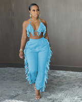 Char Fringe Pants Set