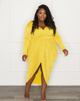 Athena Draped Midi Dress