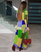 Beautiful Color Block Cardigan