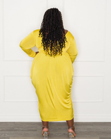 Athena Draped Midi Dress