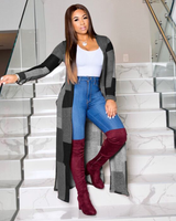 Beautiful Color Block Cardigan