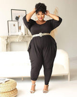 Plus Size Harem Jumpsuit