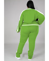 Cold Shoulder Plus Tracksuit