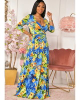 JEANETTE WRAP DRESS