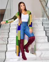 Beautiful Color Block Cardigan