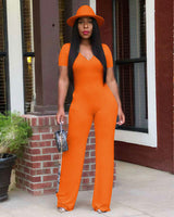 ASHA RELAXED WIDE LEG WEEKENDER JUMPSUIT