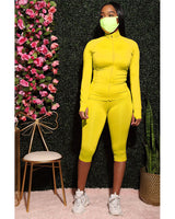 Ashley Active Capri Jogger Set