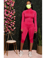 Ashley Active Capri Jogger Set