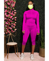 Ashley Active Capri Jogger Set