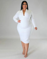 Long Sleeve Bandage Dress