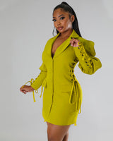 Blaze Lace Sleeve Blazer