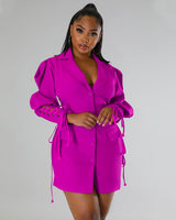 Blaze Lace Sleeve Blazer