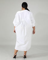 Blocks Tunic Plus Size Dress - Girlsintrendy, Girls In Trendy