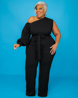 Jazlyn Cold Shoulder Jumpsuit