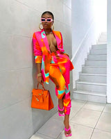 Colorful Jogger Pantsuit