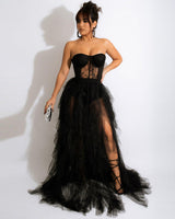 Satisfied Ribbed Maxi Dress